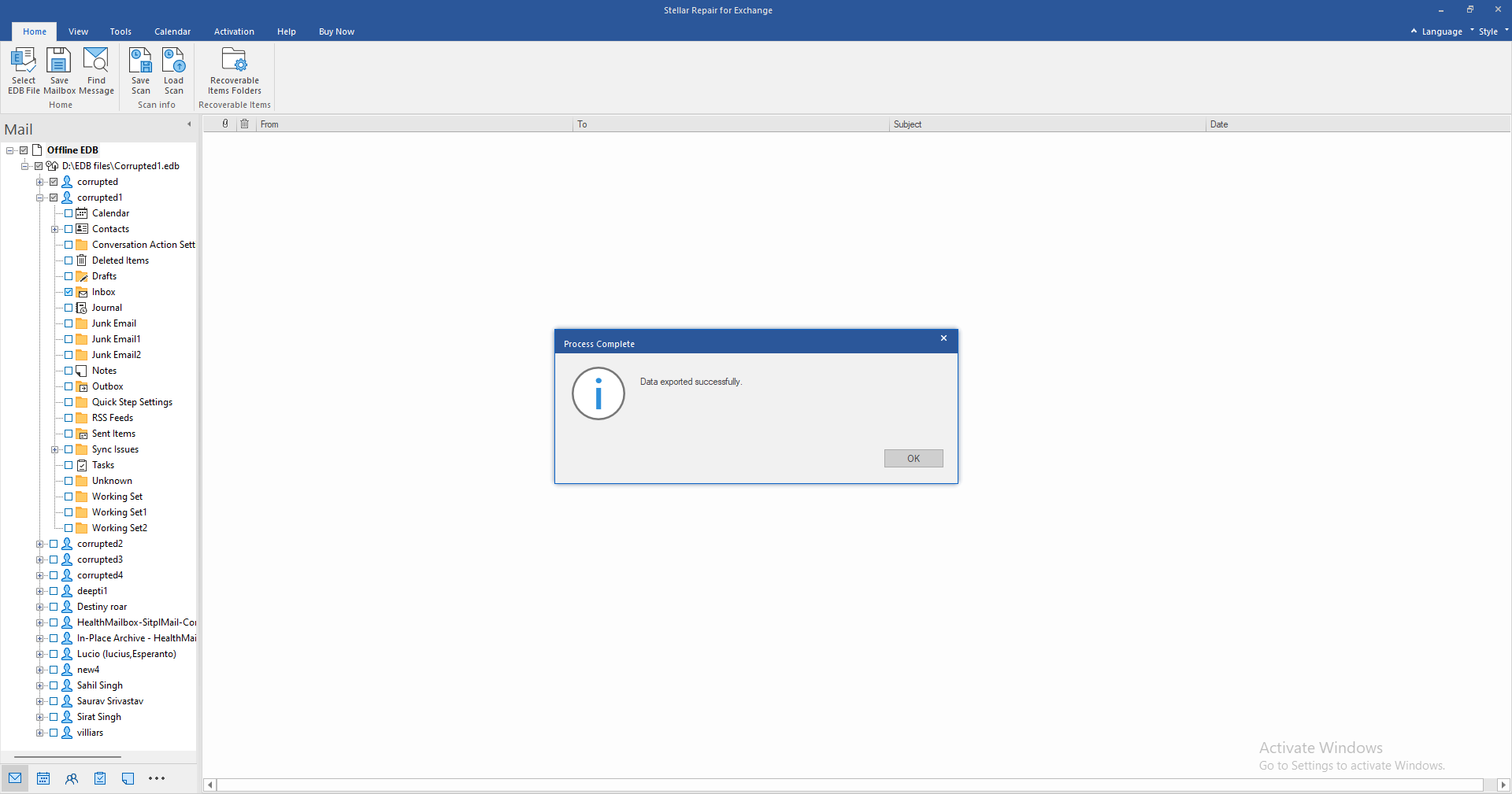 Outlook repair